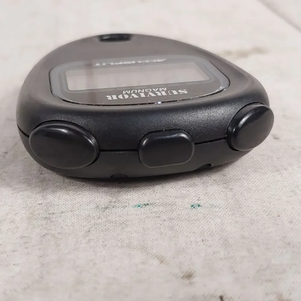Accusplit Survivor MAGNUM Event Stopwatch Cumulative Split Large Display TESTED